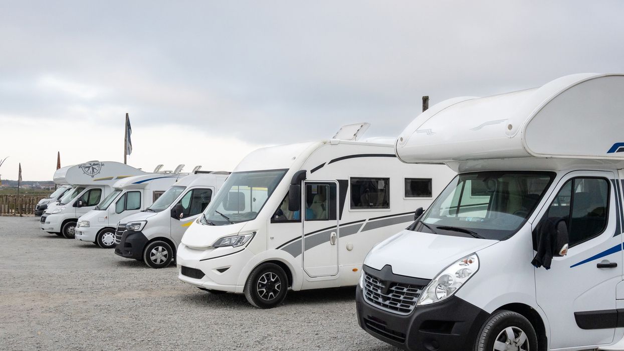 Motorhome parked