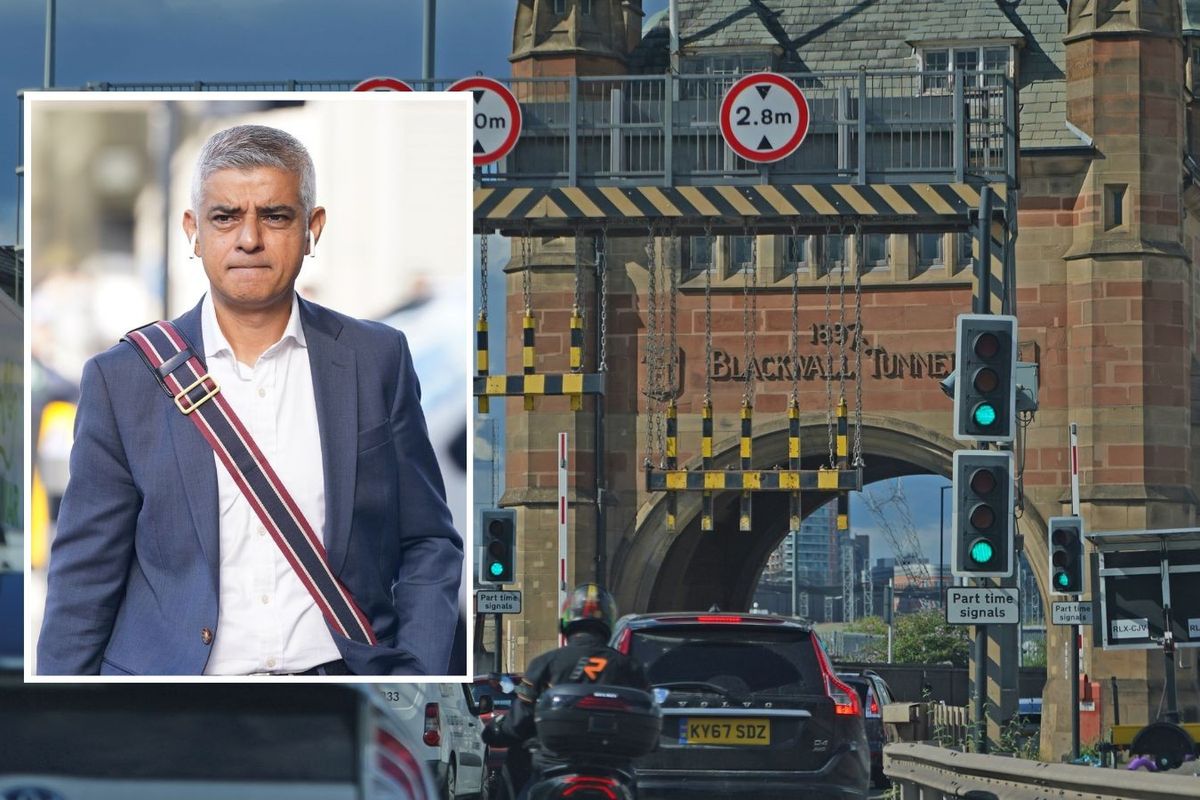 Sadiq Khan RIP OFF EXPOSED: Drivers face £4 toll charge for Blackwall and Silvertown tunnels – draft TFL sign shows