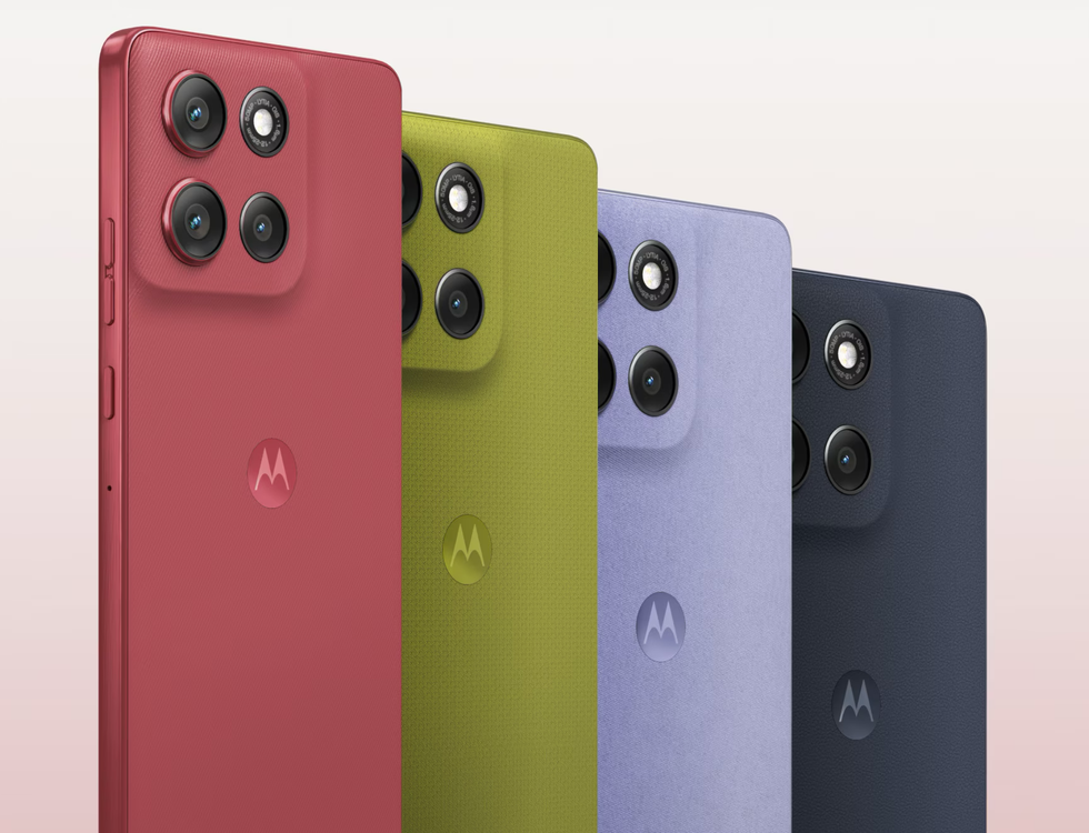 Motorola moto g86 5G in four colours from pantome