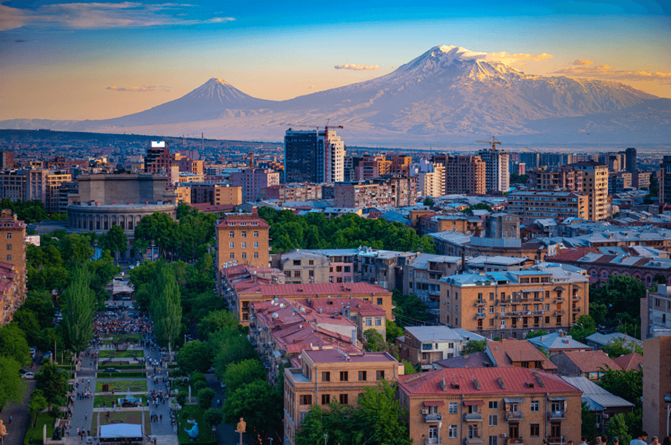 Mount Ararat from Yerevan