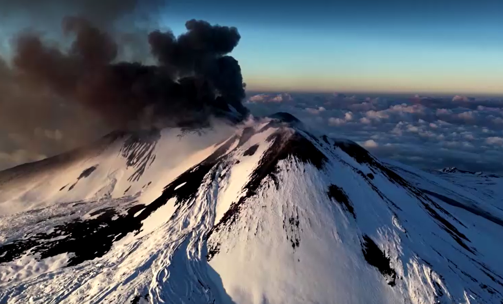 Mount Etna eruption