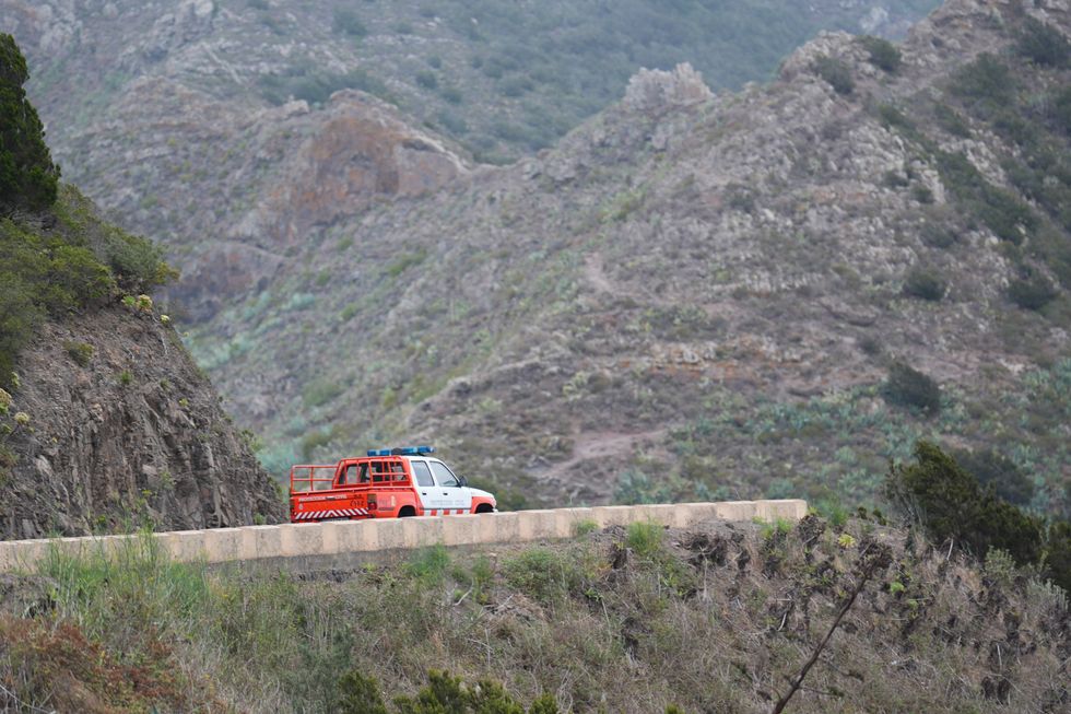 Mountain rescue vehicle in Tenerife
