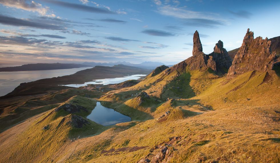 Mountains Old Man of Storr Isle of Skye Scotland