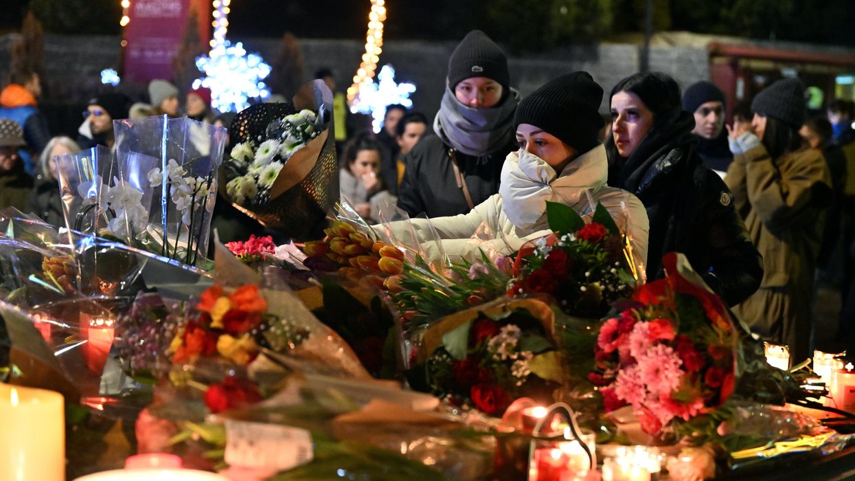 Mourners in Switzerland