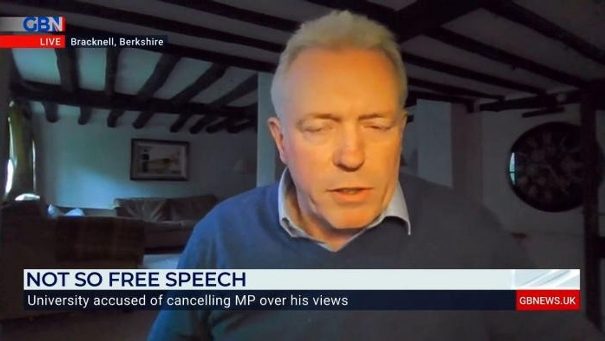 Tory MP 'uncancelled' by woke Reading University students in victory for GB News