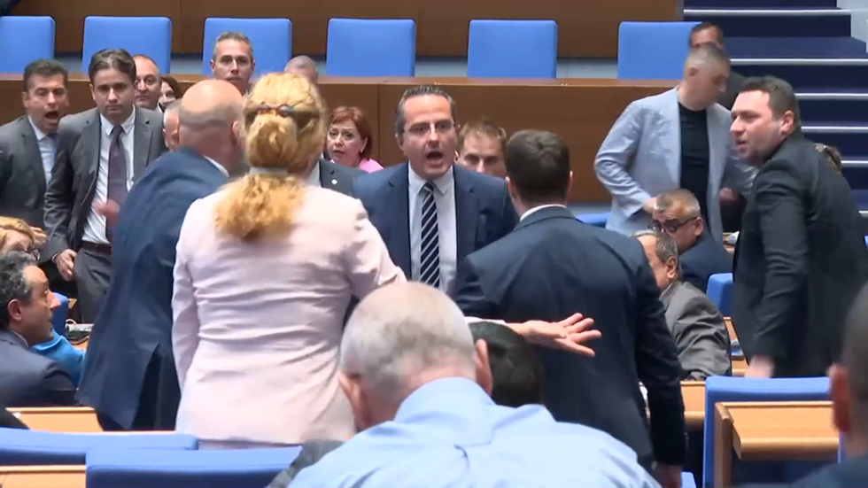MPs clash in Bulgaria's parliament