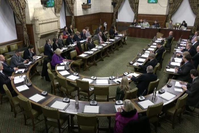 MPs debating the first petition in Westminster Hall