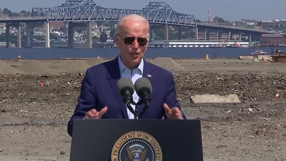 Mr Biden will isolate at the White House