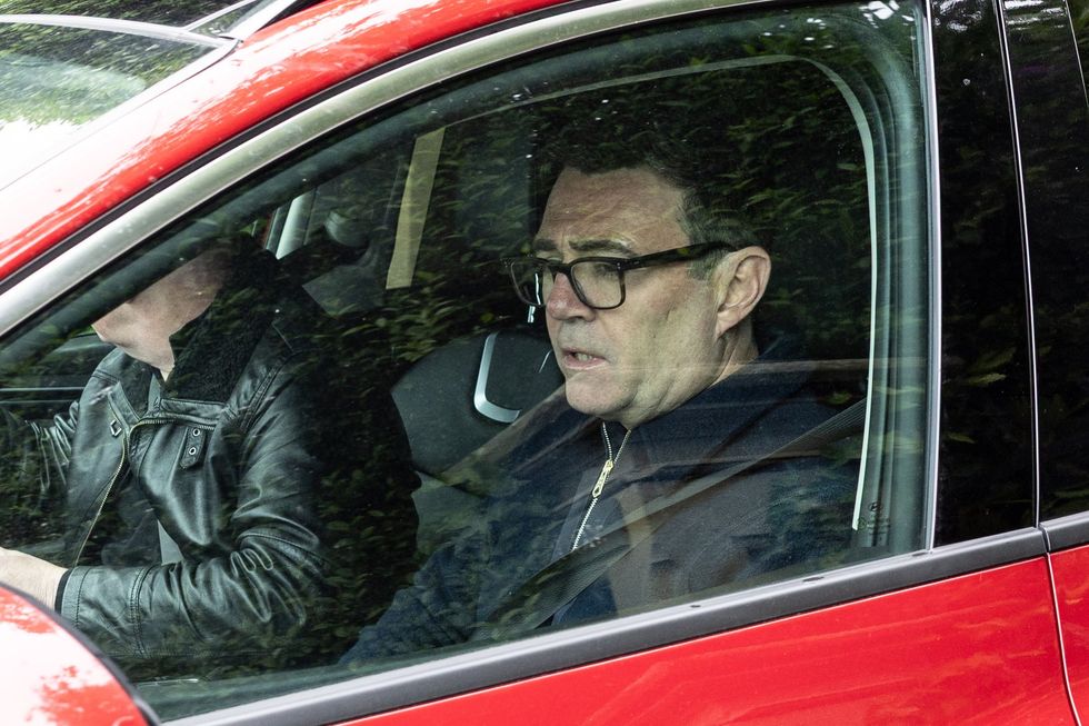 Mr Burnham is car
