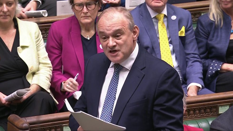 Mr Farage was yet again attacked by Sir Keir, Liberal Democrat leader Sir Ed Davey and Labour MPs at PMQs this week
