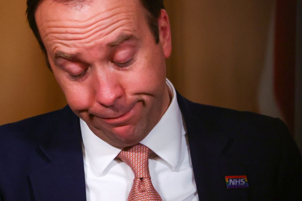 Mr Hancock’s time as health secretary was cut short five months ago after leaked CCTV footage showed him kissing an aide, in breach of social distancing rules that he had helped establish. Issue date: Saturday June 26, 2021.