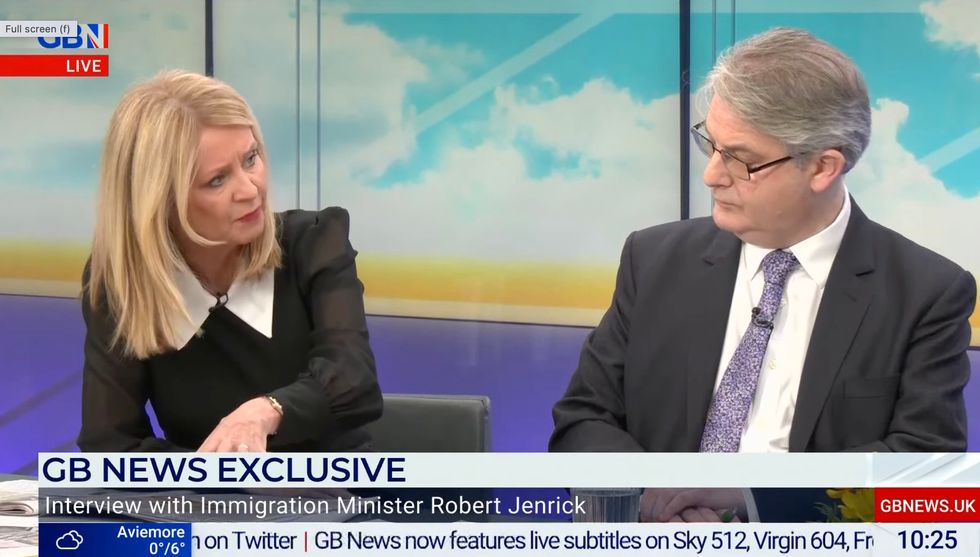 Mr Jenrick was grilled by Esther McVey and Philip Davies