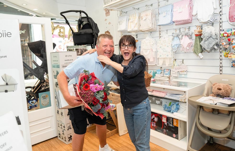 Mr MacDonald surprised his former colleagues (pictured: Donna Samuels) with gifts after his win