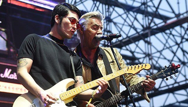 Mr Matlock (right) is currently touring the US