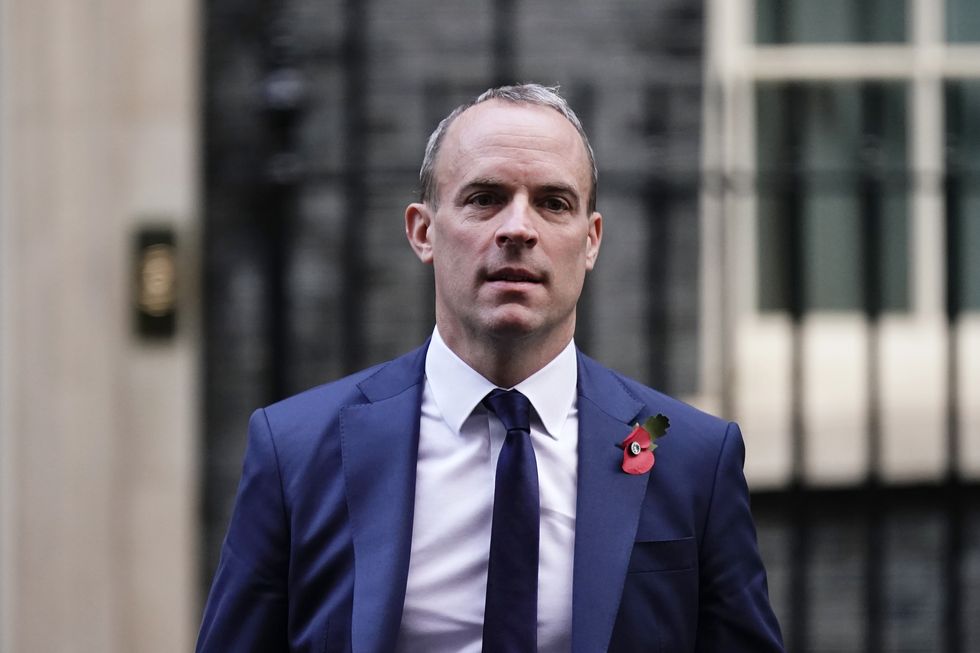 Mr Raab will face an investigation into two formal complaints against him