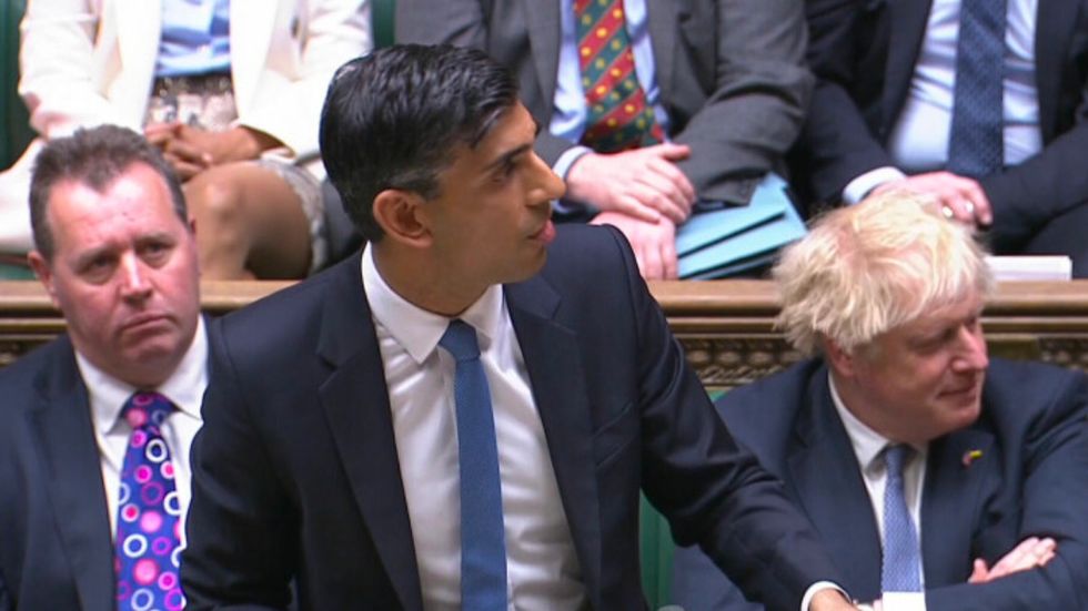 Mr Sunak announced the grant in a statement to the Commons this morning.