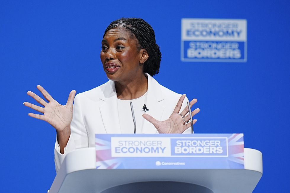 Mrs Badenoch is facing pressure to deliver a major speech tomorrow