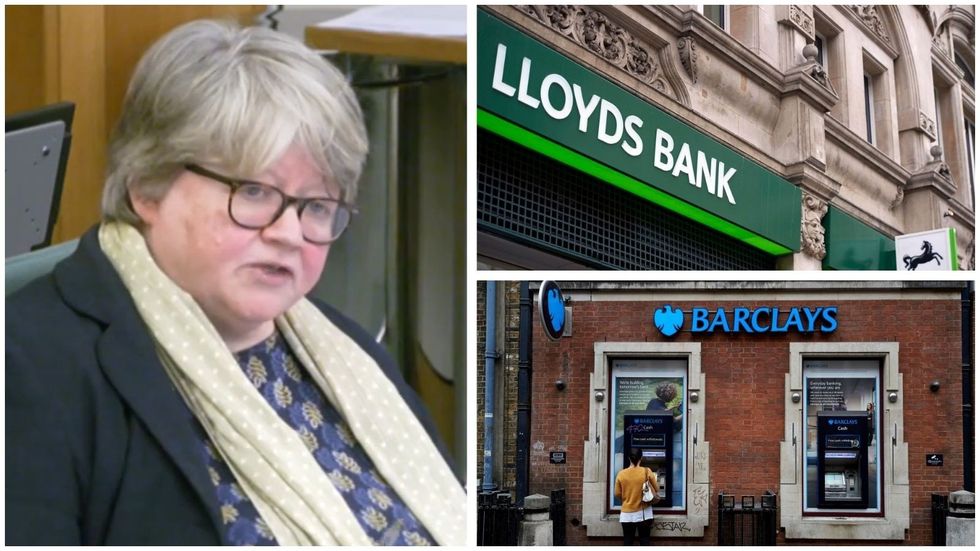 Ms Coffey, Lloyds and Barclays