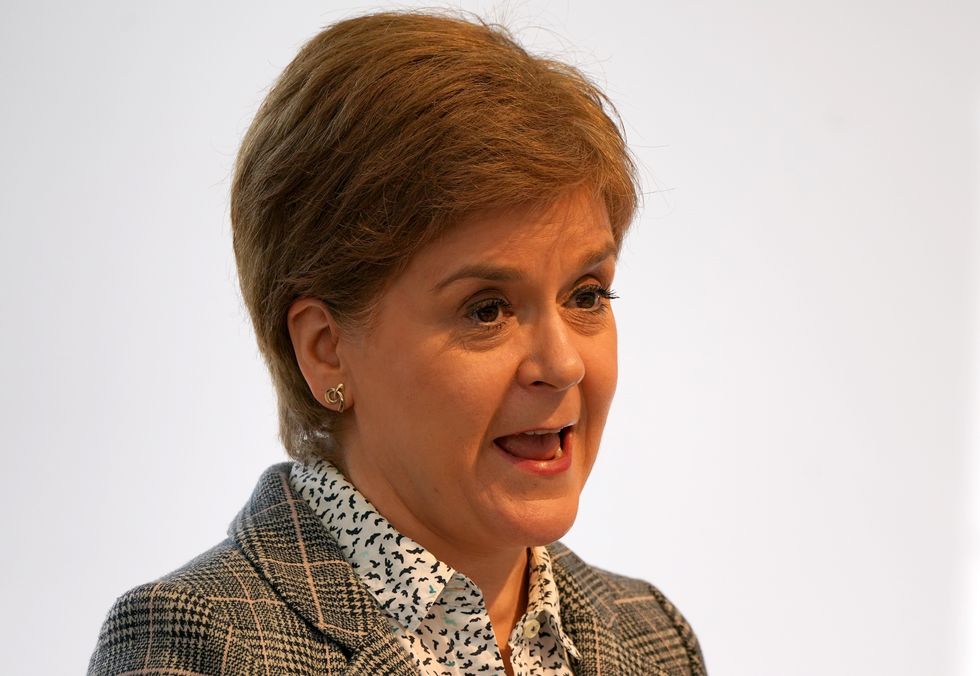 Ms Sturgeon is pushing for a second independence referendum vote