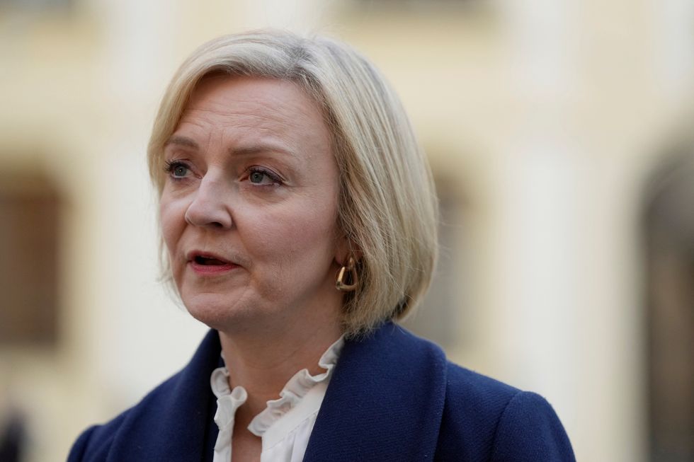 Ms Truss adopted a different tone ahead of a meeting with Mr Macron in Prague on Thursday.
