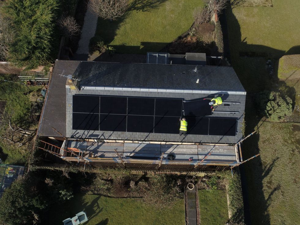 Ms Young's solar panels