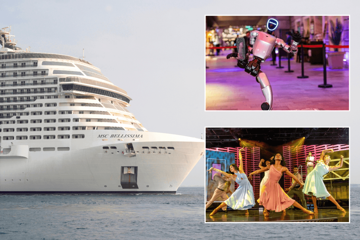 MSC Bellissima / Robots on ships / Dirty Dancing show