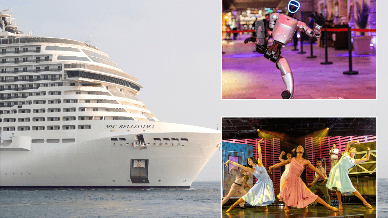 MSC Bellissima / Robots on ships / Dirty Dancing show