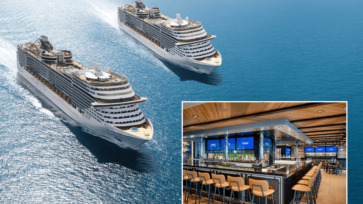 MSC ships / MSC ship sport bar