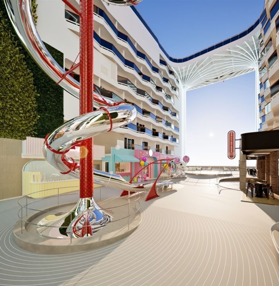 MSC World Asia Longest Dry Slide