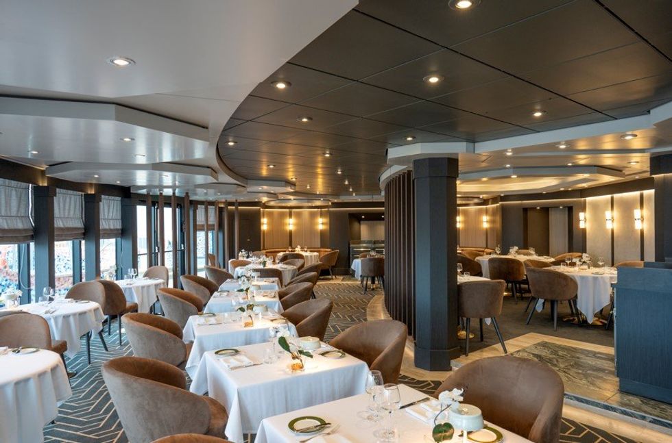 MSC yacht restaurant