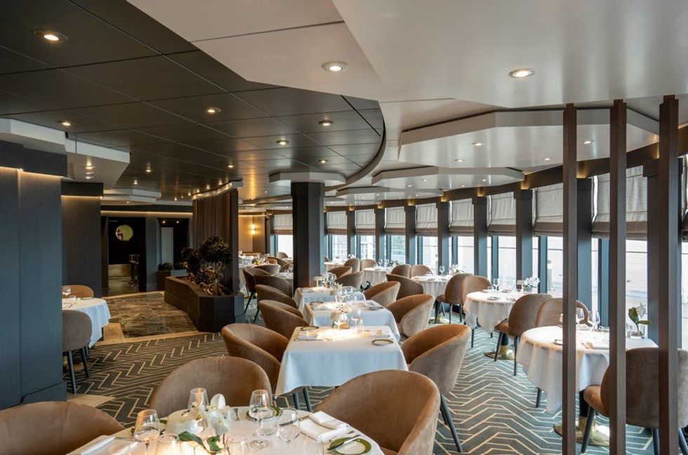 MSC yacht restaurant