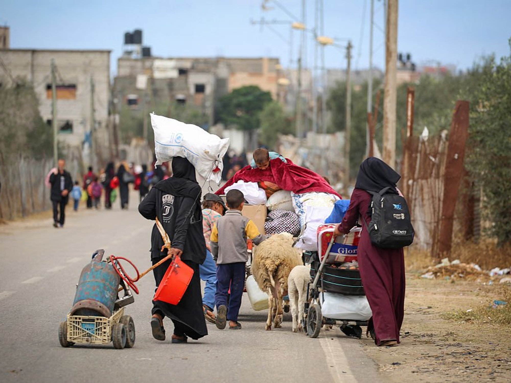 Much of Gaza's population has been displaced