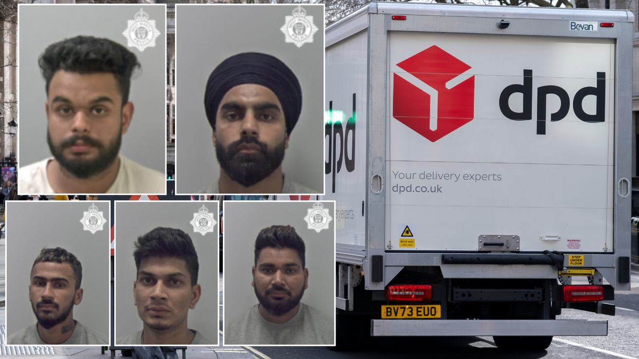 Mugshots of five men jailed/DPD