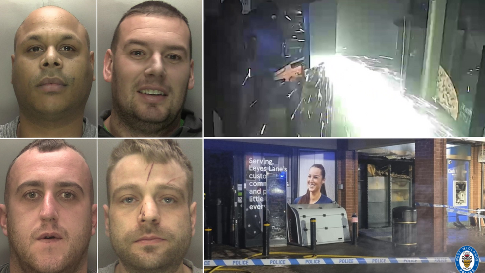 Mugshots of men/CCTV footage of the incidents