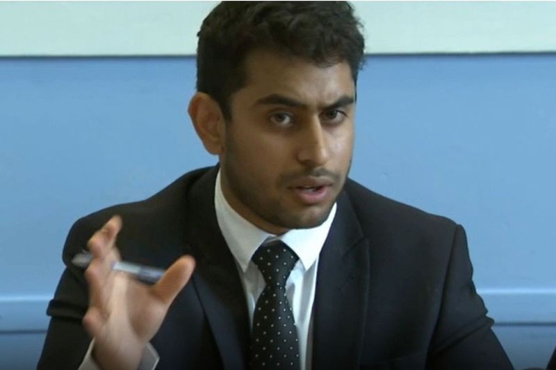 Muhbeen Hussain, founder of a British Muslim youth group in the town, received an MBE\u200b