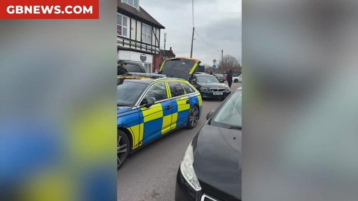 Murder probe launched after knifeman arrested next to primary school in Birmingham as armed police and air ambulance rush to scene
