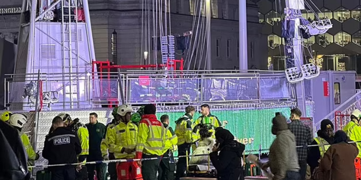 NextImg:Multiple people injured and one hospitalised after fairground ride 'failed and crashed'