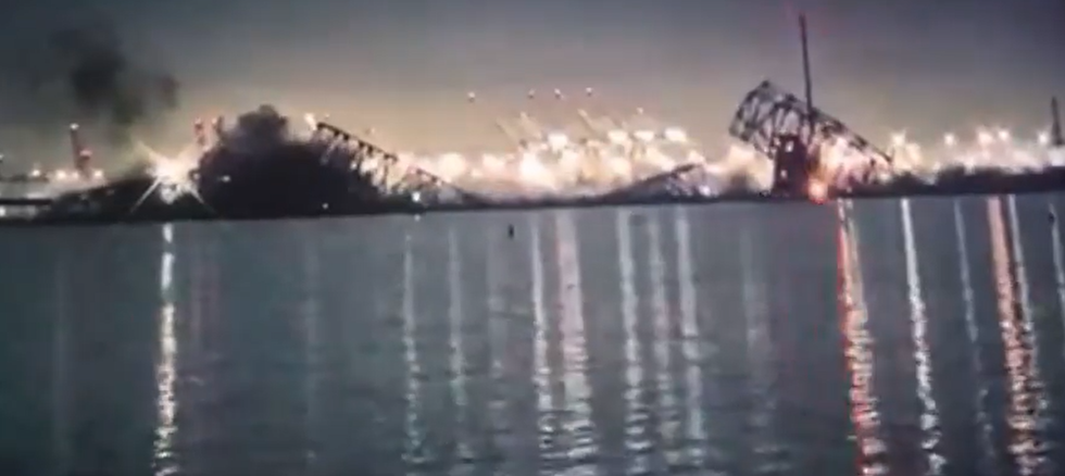 Multiple vehicles were on the bridge at the time
