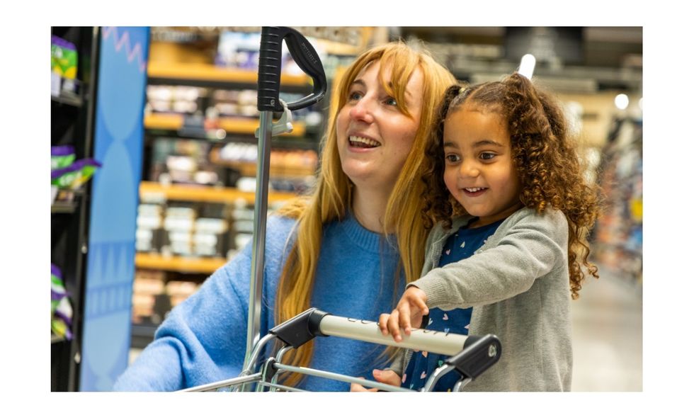 Mum and daughter shopping at M&S