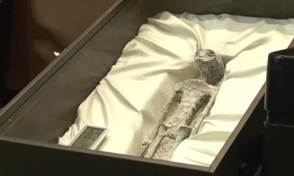 Mummified alien in Peru