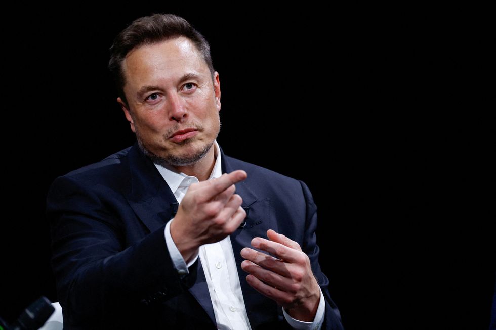 Musk attends the Viva Technology conference dedicated to innovation and startups at the Porte de Versailles exhibition centre in Paris