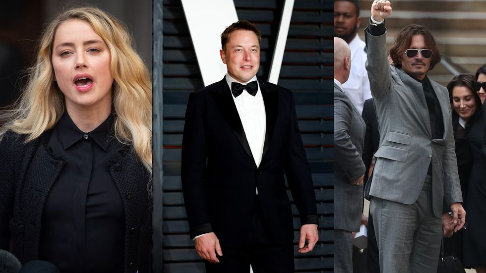 Musk (centre) is just one of a number of celebrities featured on the witness list.