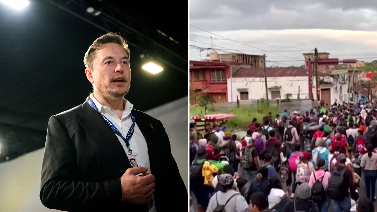 Musk/footage of march