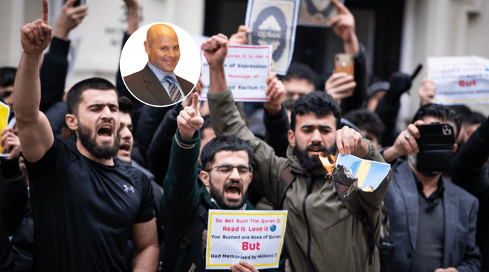 Muslim protest in London