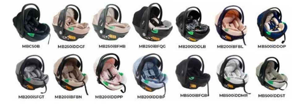 My Babiie Infant Carriers