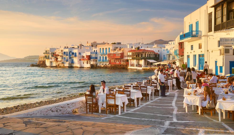 Mykonos is a popular holiday destination, with thousands of tourists flocking to the Greek Island every year