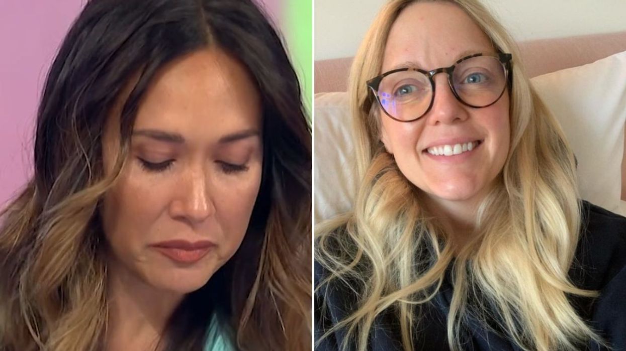 Myleen Klass and Lauren Laverne