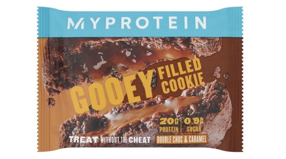 Myprotein Gooey Filled Cookie, Double Chocolate & Caramel