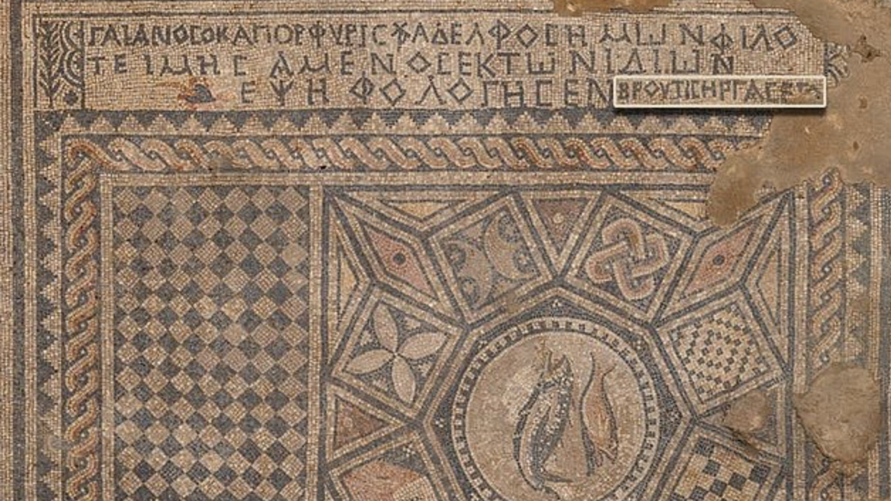 Mysterious Christian mosaic discovered in Turkey
