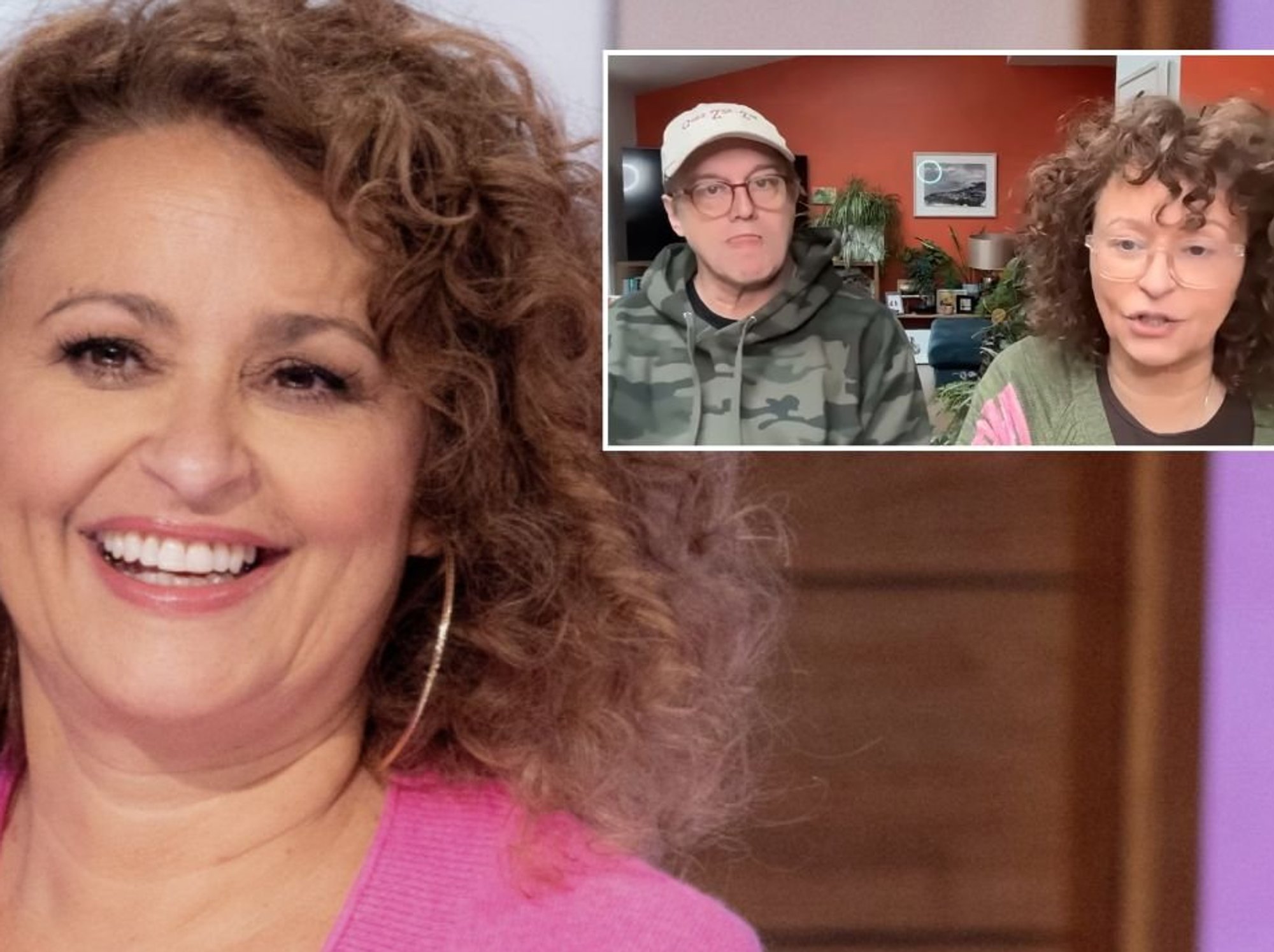 Nadia Sawalha and Mark Adderly